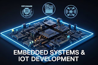 design and develop embedded systems microcontrollers iot firmware solutions