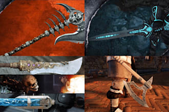 create custom armor weapons or character for skyrim fallout 4 resident evil