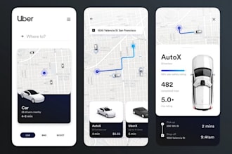 build uber bot, ride automation, taxi bot, uber black bot, uber eats bot