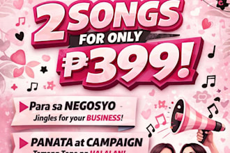 do custom song or jingle for business or special occasions