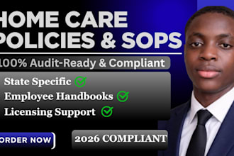 write home care policy and procedure manuals for healthcare compliance