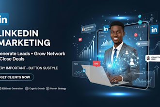 setup linkedin business company page, run ads, and manage content