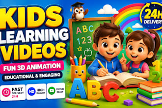 do make kids learning videos for youtube veo3 sora2 sci fi