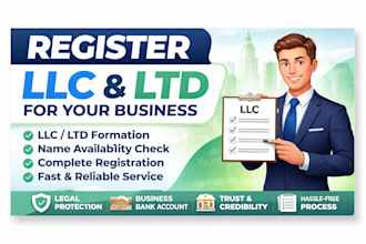 register your llc and ltd company professionally