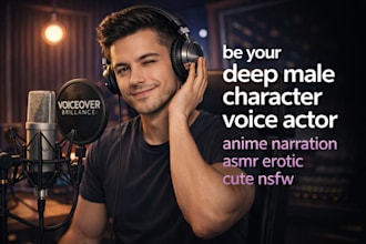 record a seductive smooth erotic male voice over for any nsfw script messages