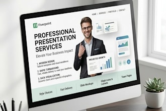 design a modern and professional powerpoint presentation