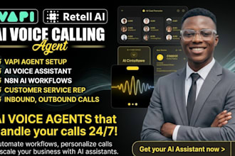 build ai voice agent vapi calling agent retell ai receptionist n8n