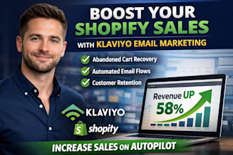 create shopify klaviyo flows, shopify email marketing or klaviyo email marketing
