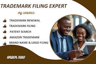 provide trademark search, filing and brand registration service