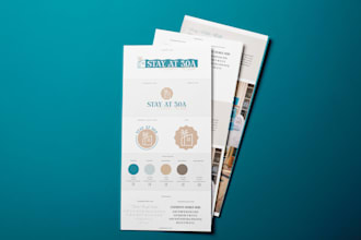create a professional logo and cohesive brand board