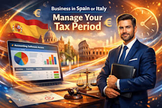 manage forecasting float jirav and handle spain and italy business tax filing