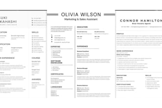 design ats friendly resume cv cover letter linkedin tech, sales, for etsy shop