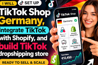 setup german tiktok shop integrate tiktok with shopify build tiktok dropshipping