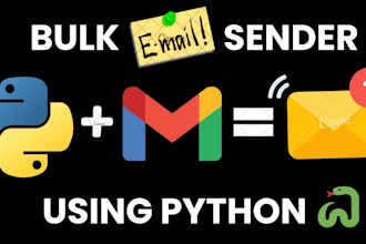 create python bots,bulk SMS bots,gmail bots,sender bots