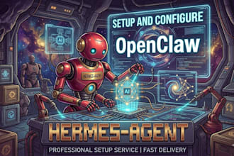 deploy and configure openclaw or hermes ai agent for you
