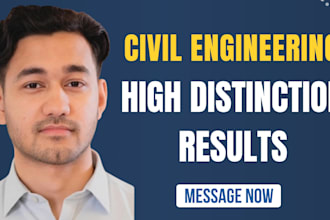 deliver high distinction in civil engineering