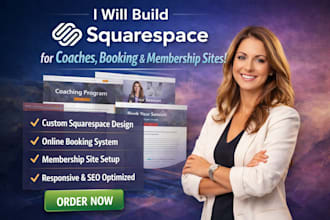 build a coaching site, trainer website, yoga online class website