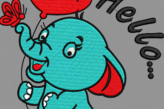 do professional embroidery digitizing and logo punching in 2 to 4 hours