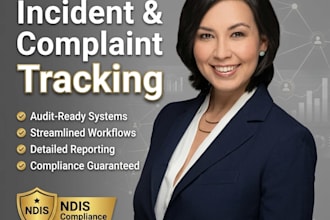 design ndis compliant incident complaint and risk management registers