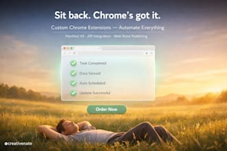 create a custom google chrome extension with urgent delivery