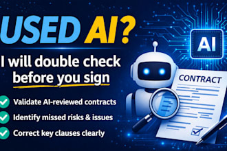 validate and correct your ai drafted contract before you sign
