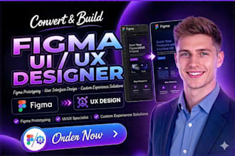 design mobile app UI UX, web app UI UX, saas and dashboard UI in figma