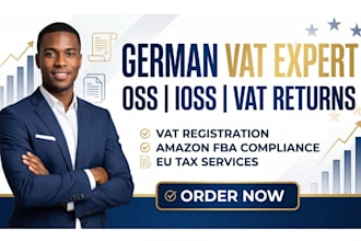 your certified german tax advisor for vat, oss, elster and income tax filing