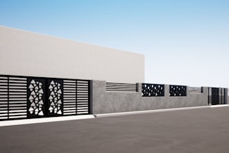 design custom gates with detailed fabrication drawings and 3d cad models