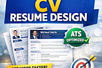 design a professional CV or resume using canva