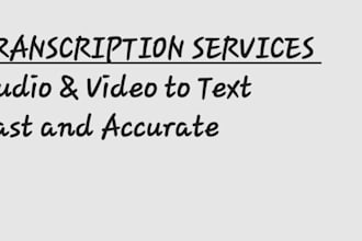 transcribe audio and video into text accurately
