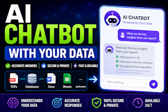build ai chatbot with your data for accurate answers