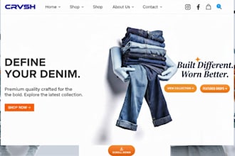 design shopify clothing website clothing shopify store clothing brand website
