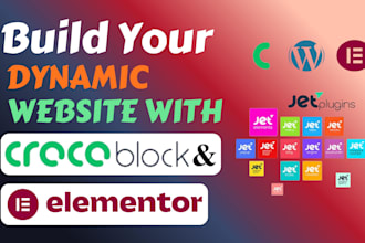 build dynamic wordpress website with jetengine  elementor