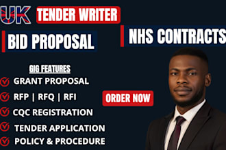 write winning uk tender bid proposal for government and nhs contracts