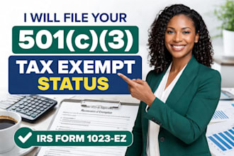file your 501c3 tax exempt status via irs form 1023ez