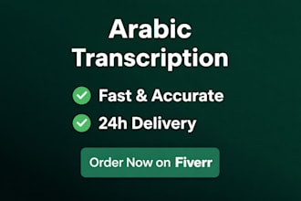 fast and accurate arabic audio to text transcription
