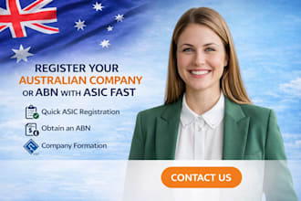 register your australian company or abn with asic fast