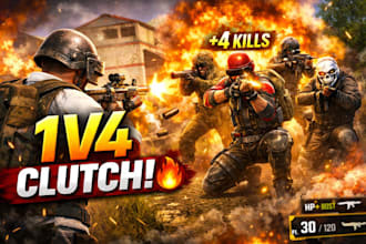 design eye catching pubg gaming thumbnails for youtube