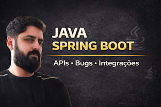 vou desenvolver ou corrigir sua API backend em java spring boot