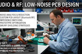 fix audio noise and design low noise pcb for bluetooth and rf devices