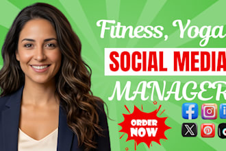 do fitness content creator yoga, health and wellness instagram marketing manager