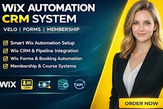 do german wix automation, wix crm, wix velo, wix forms and wix membership system
