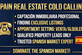 do real estate cold calling and lead generation for the spanish market