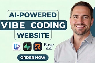 build or fix ai saas mvp web app using vibe coding, lovable, v0, base44