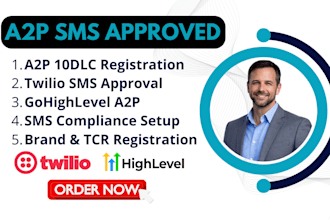 do a2p 10dlc registration, twilio a2p, gohighlevel a2p approval