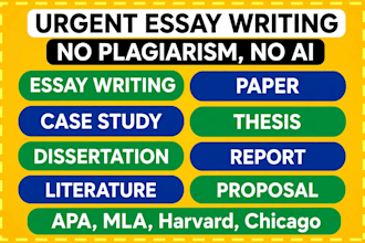 urgent essay writing, case study, report, apa paper research and summary writing
