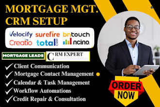 setup mortgage crm brokers insellerate jungo velocify surefire shape bntouch crm