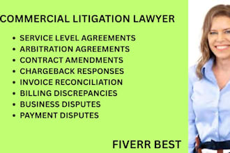 handle business disputes, contract errors, chargeback, and billing discrepancies