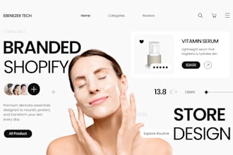 design shopify store shopify website shopify dropshipping store redesign