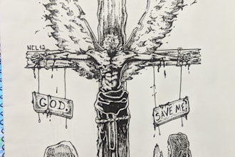 do a traditonal drawing for your next tatoo